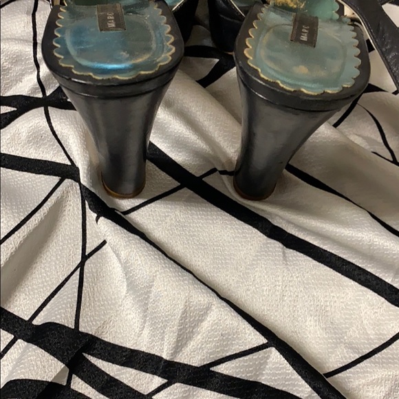 Marc Jacobs Sexy Black Leather Butterfly Platform Sandals Made in Italy 🇮🇹 - Picture 5 of 9